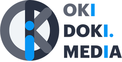 okidoki.media logo and title